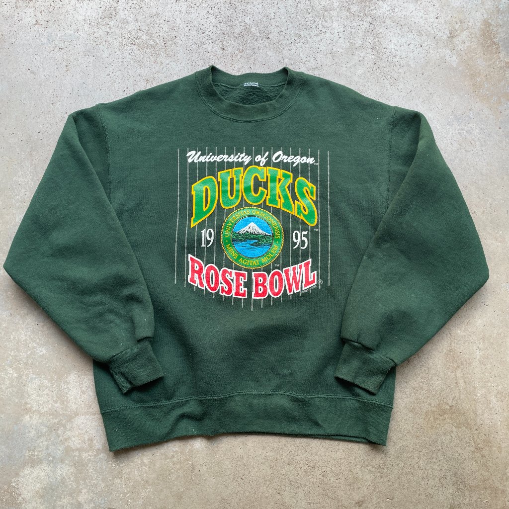 1995 Oregon Ducks Rose Bowl Football Sweatshirt Mens Large Ncaa